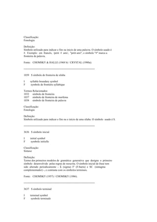 Dicionario de linguistica