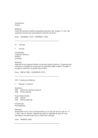 Dicionario de linguistica