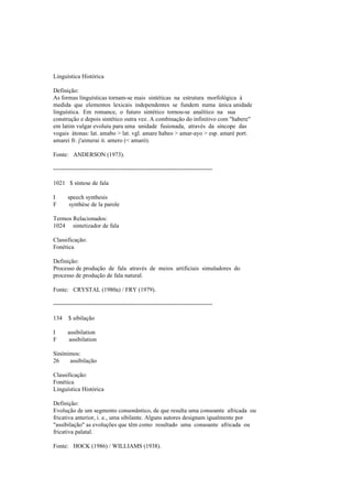 Dicionario de linguistica