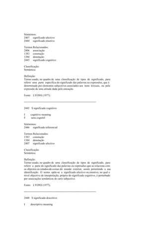 Dicionario de linguistica