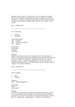 Dicionario de linguistica