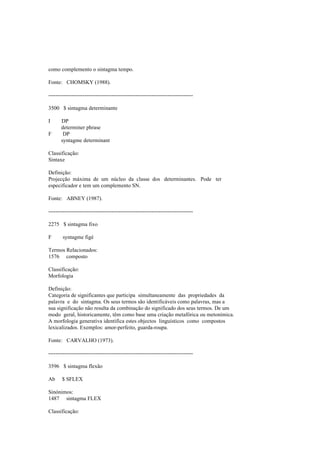 Dicionario de linguistica