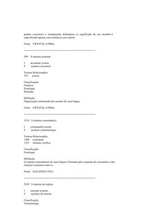 Dicionario de linguistica