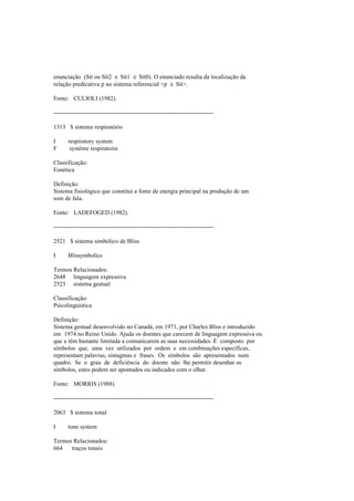 Dicionario de linguistica