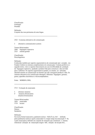 Dicionario de linguistica