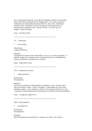 Dicionario de linguistica