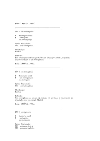 Dicionario de linguistica