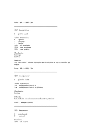 Dicionario de linguistica