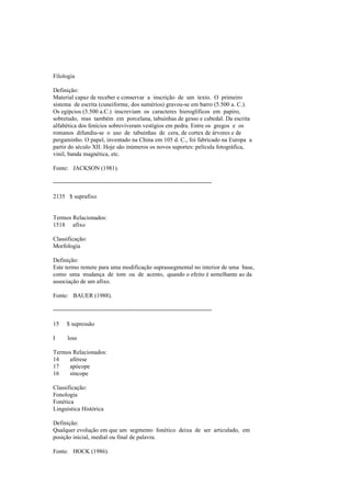 Dicionario de linguistica