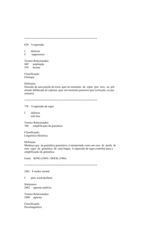 Dicionario de linguistica