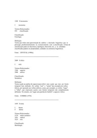 Dicionario de linguistica