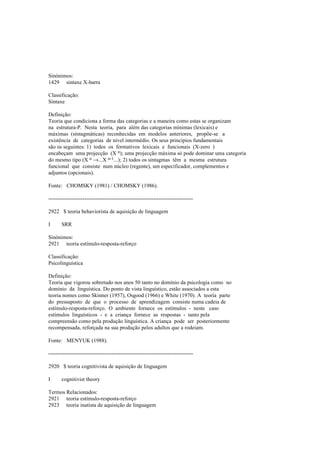 Dicionario de linguistica