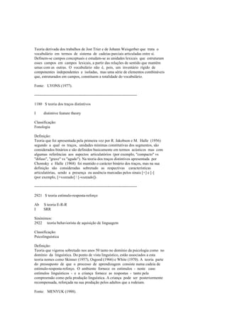 Dicionario de linguistica