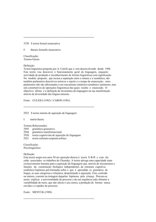 Dicionario de linguistica