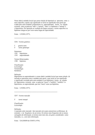 Dicionario de linguistica