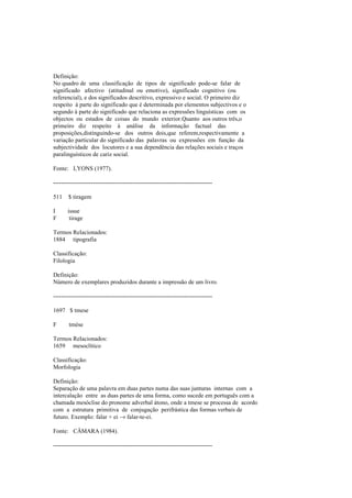 Dicionario de linguistica