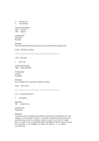 Dicionario de linguistica