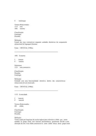 Dicionario de linguistica