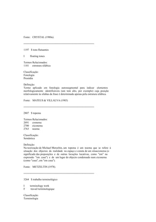 Dicionario de linguistica