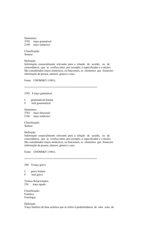 Dicionario de linguistica