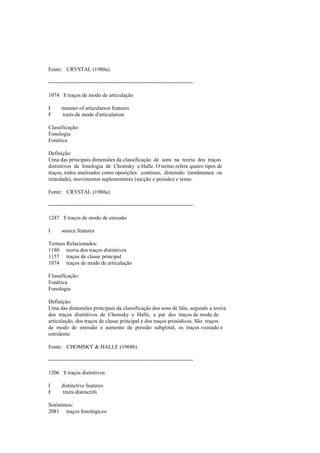 Dicionario de linguistica