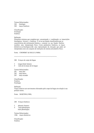 Dicionario de linguistica