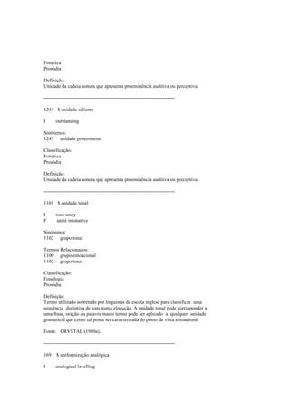 Dicionario de linguistica