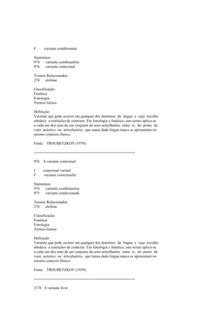 Dicionario de linguistica