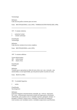 Dicionario de linguistica