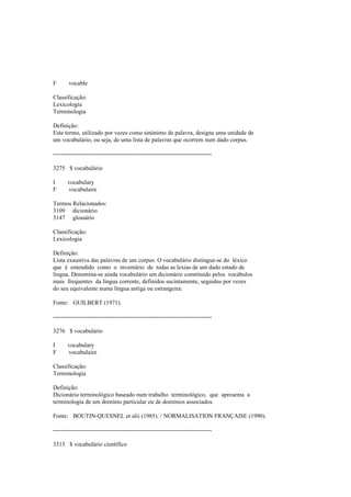 Dicionario de linguistica