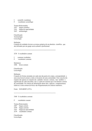 Dicionario de linguistica