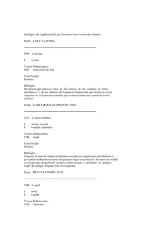 Dicionario de linguistica