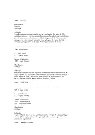 Dicionario de linguistica