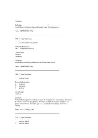 Dicionario de linguistica