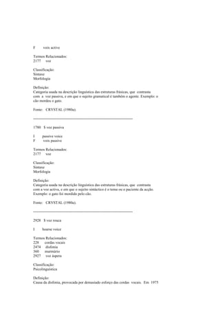 Dicionario de linguistica