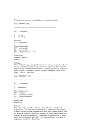 Dicionario de linguistica