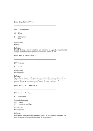 Dicionario de linguistica