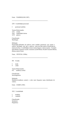 Dicionario de linguistica