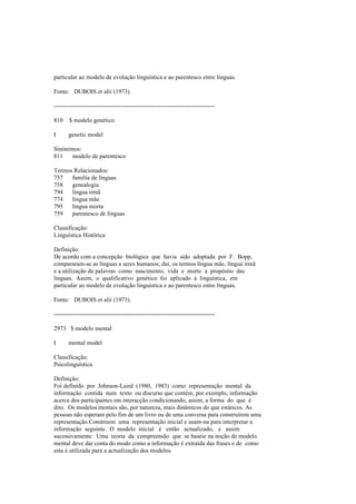 Dicionario de linguistica