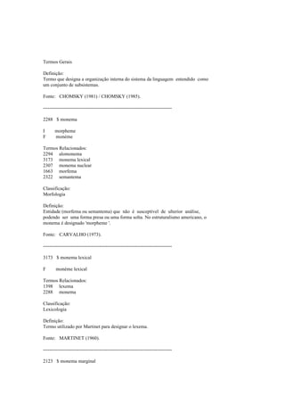 Dicionario de linguistica