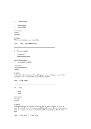 Dicionario de linguistica