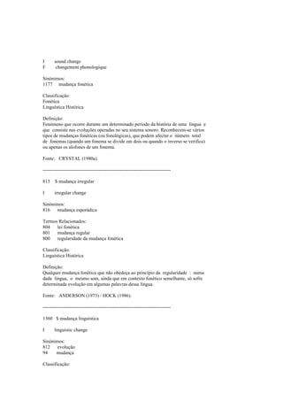 Dicionario de linguistica