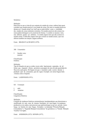 Dicionario de linguistica