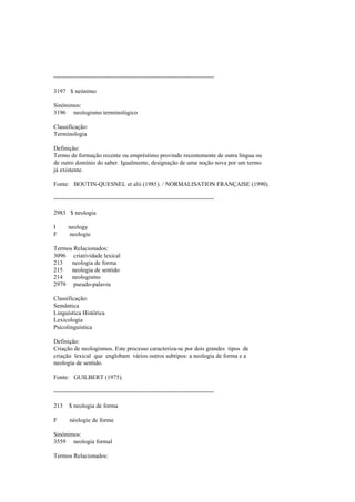 Dicionario de linguistica