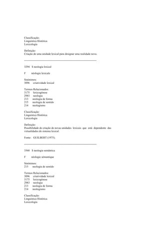 Dicionario de linguistica