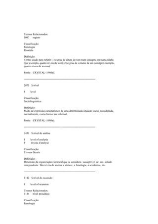 Dicionario de linguistica