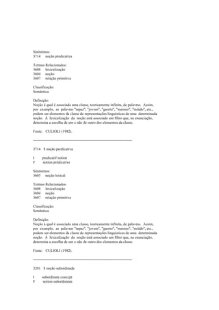 Dicionario de linguistica