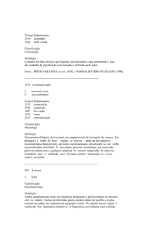 Dicionario de linguistica