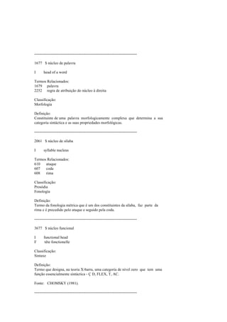 Dicionario de linguistica