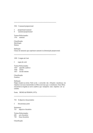 Dicionario de linguistica